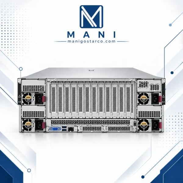 نمای پشت سرور HP DL580 Gen12
