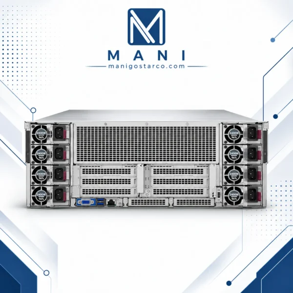 نمای پشت سرور HPE ProLiant DL380a Gen12