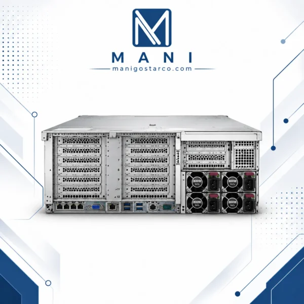 نمای پشت سرور HPE ProLiant DL580 G10